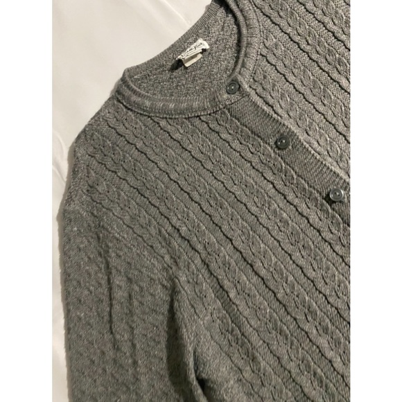 Vintage Cuddle Knit Cable Knit Sweater Cardigan - Picture 6 of 12